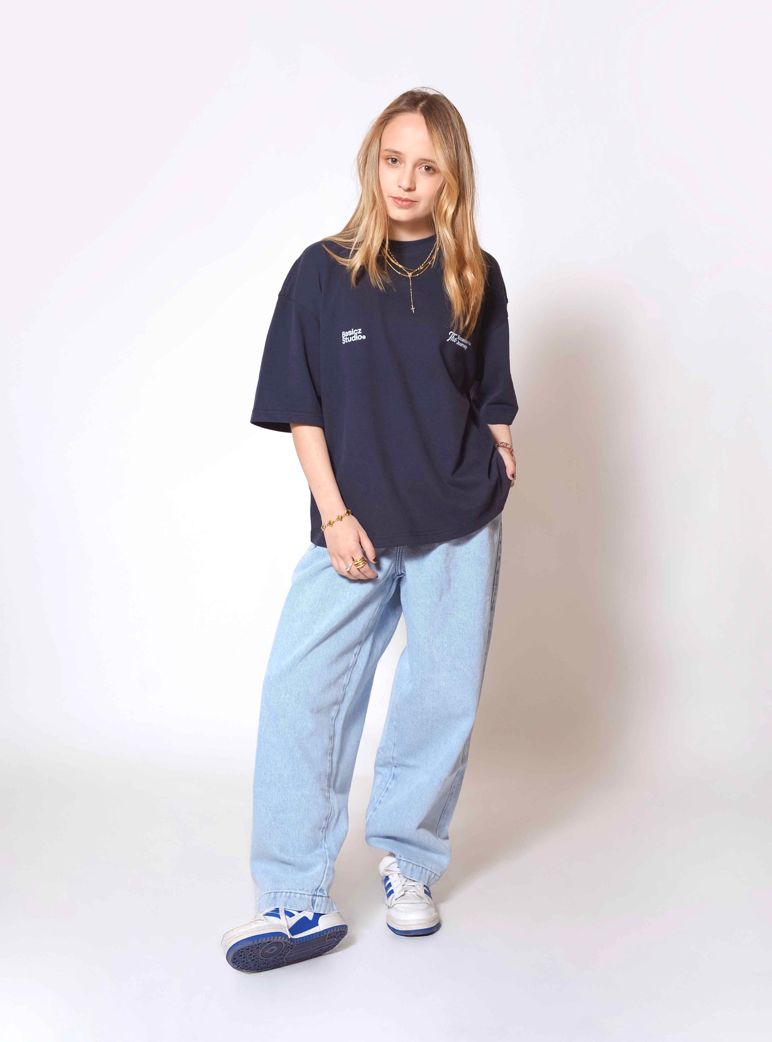 Racing Navy Blue Tee