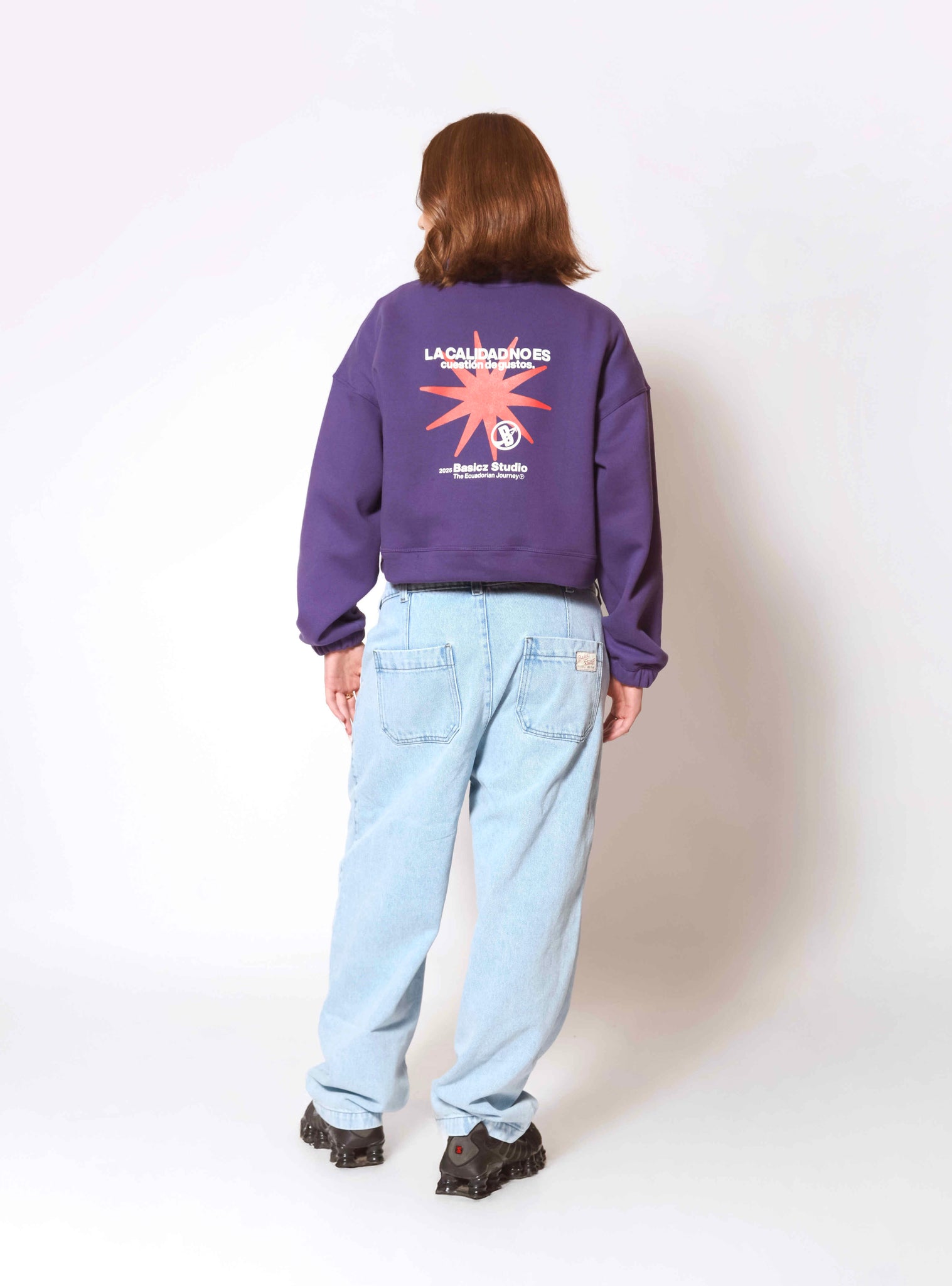 The Standards Purple Crewneck