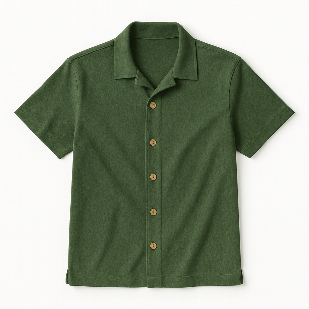 Forest Green Polo Timeless