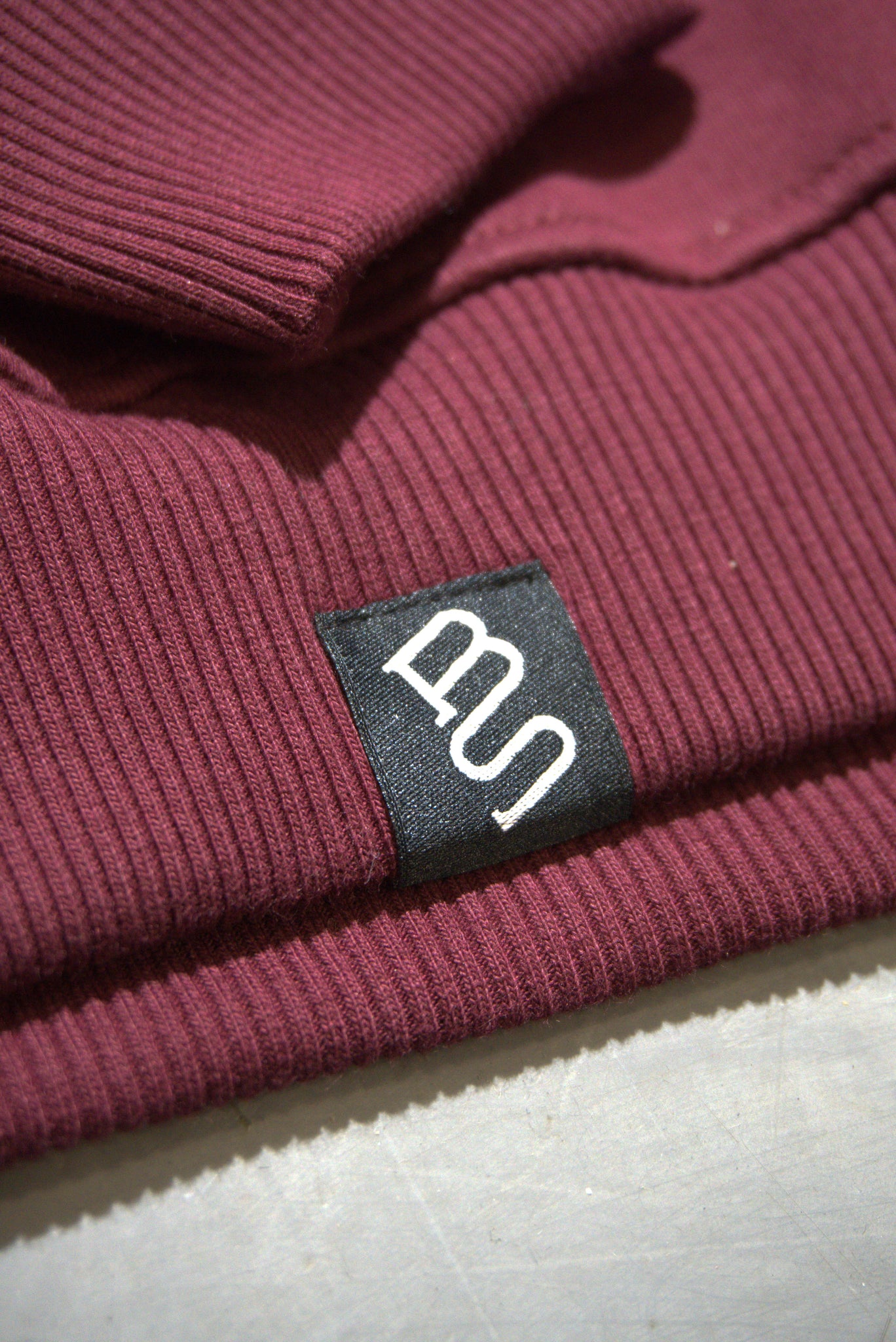 Born 4 More Angel Crewneck Merlot