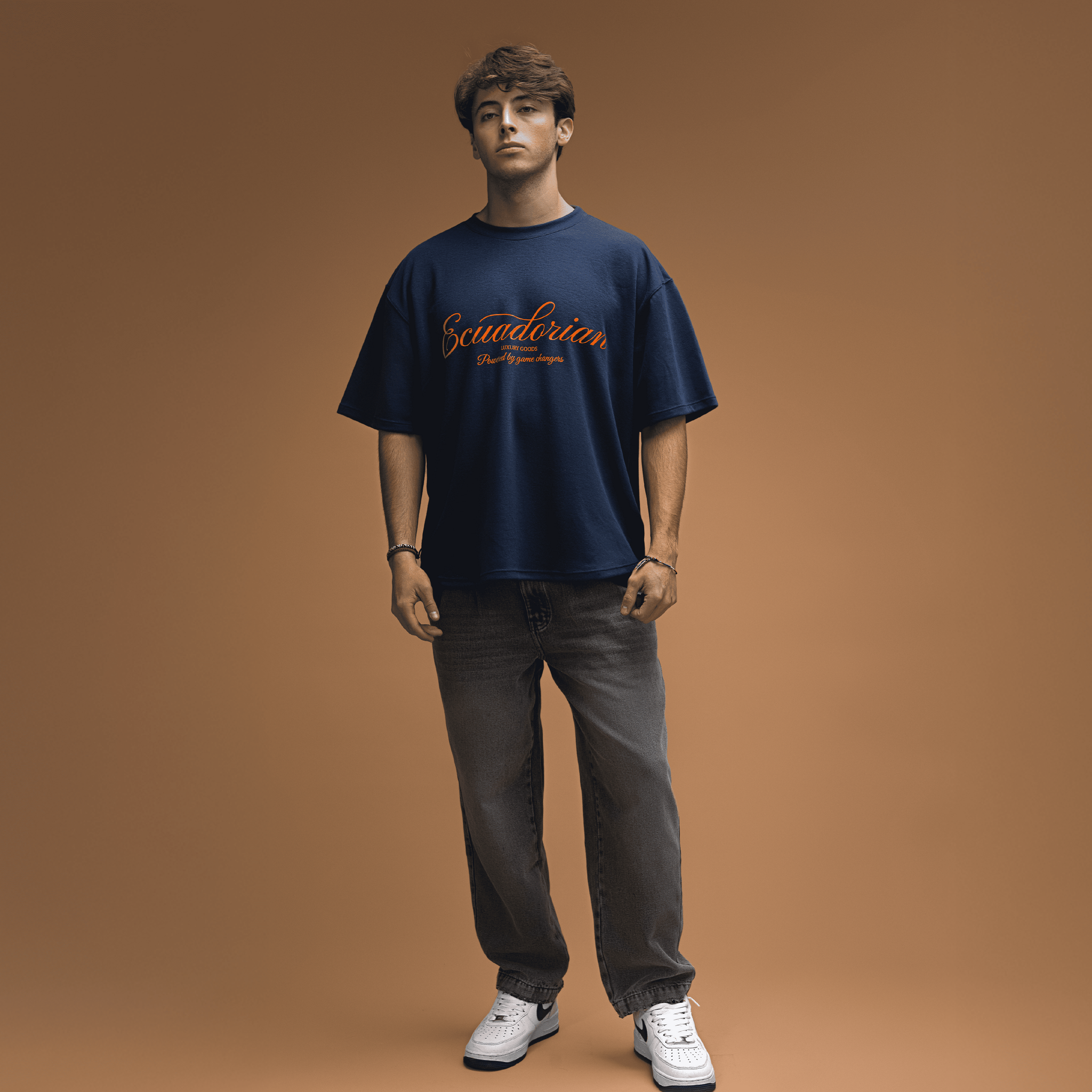 Ecuadorian Goods Tee Blue