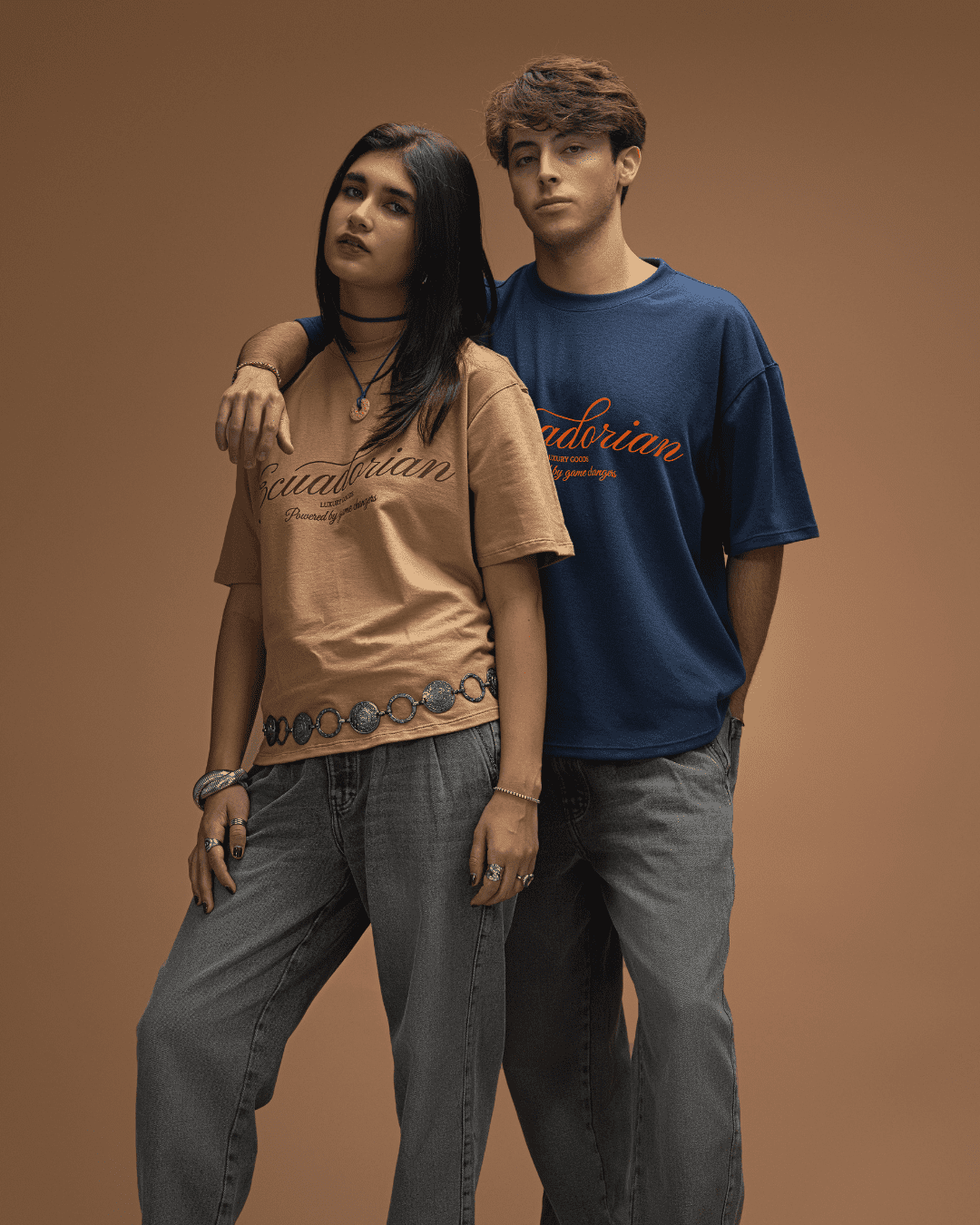 Ecuadorian Goods Tee Blue
