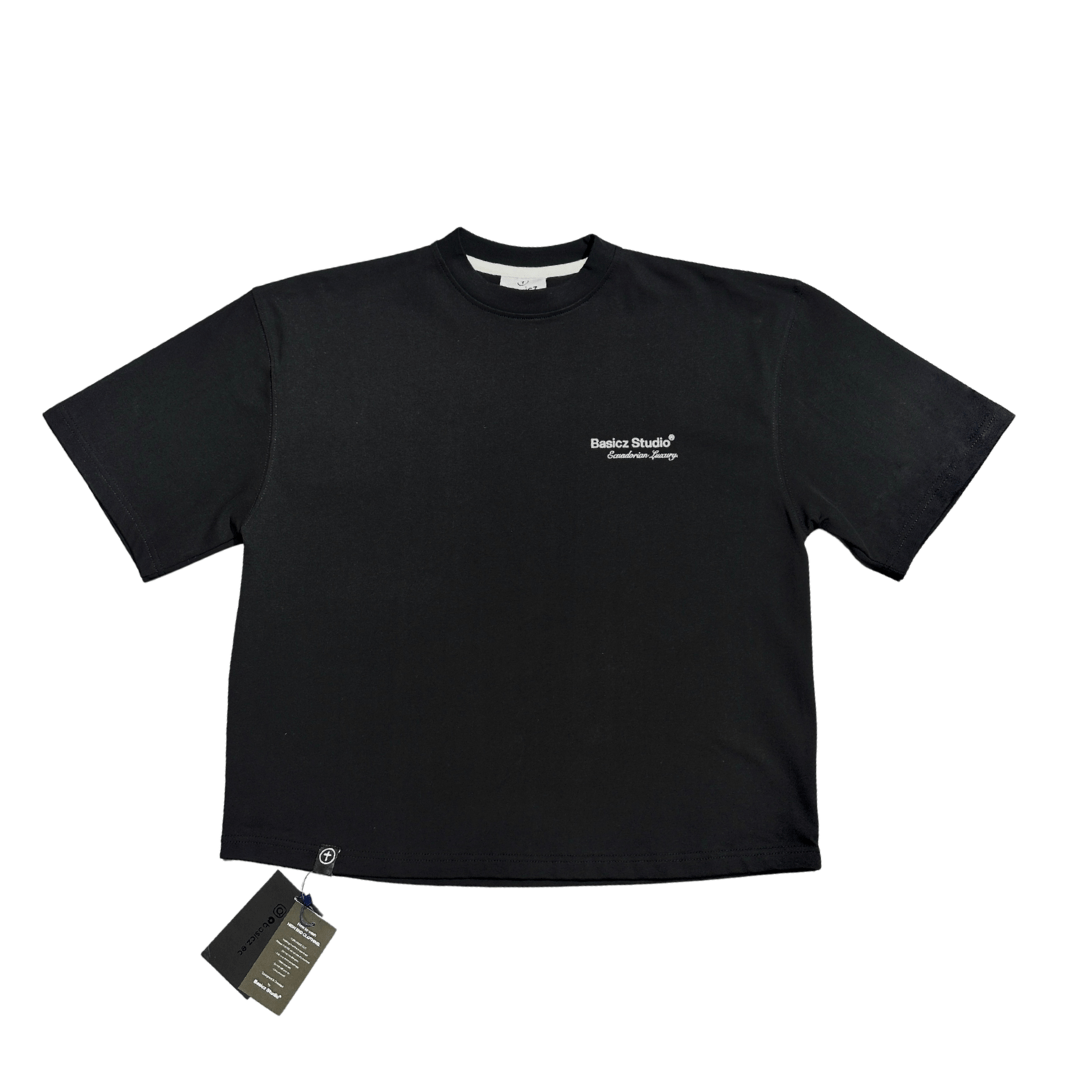 Black Plain Tee - Basicz Studio®