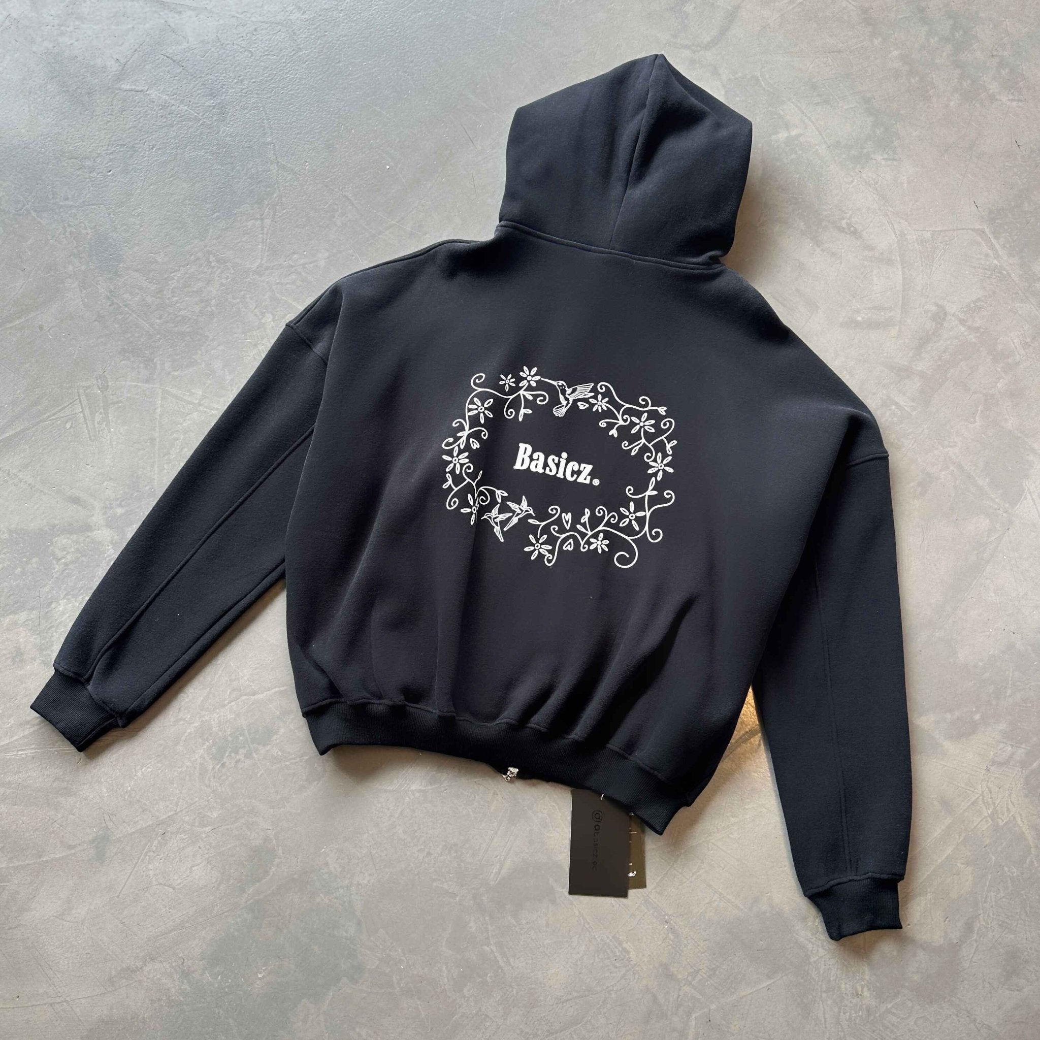 Eden Black Hoodie - Basicz Studio®