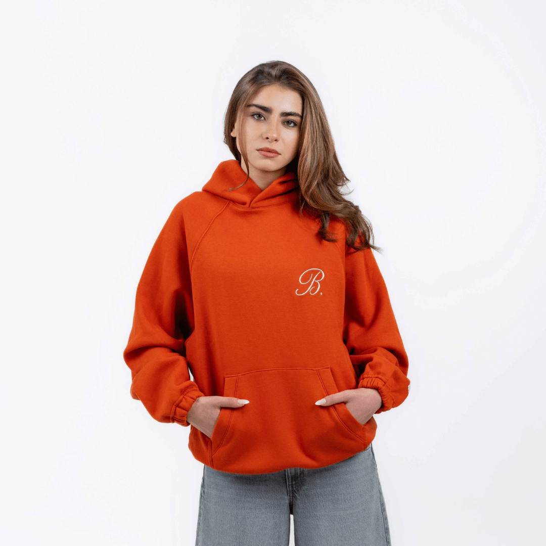 Ikigai Hoodie Ember Orange - Basicz Studio®