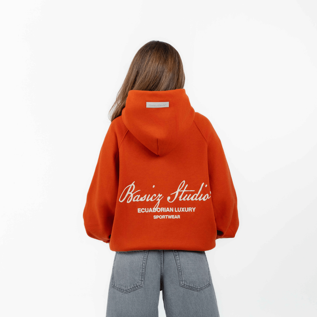 Ikigai Hoodie Ember Orange - Basicz Studio®