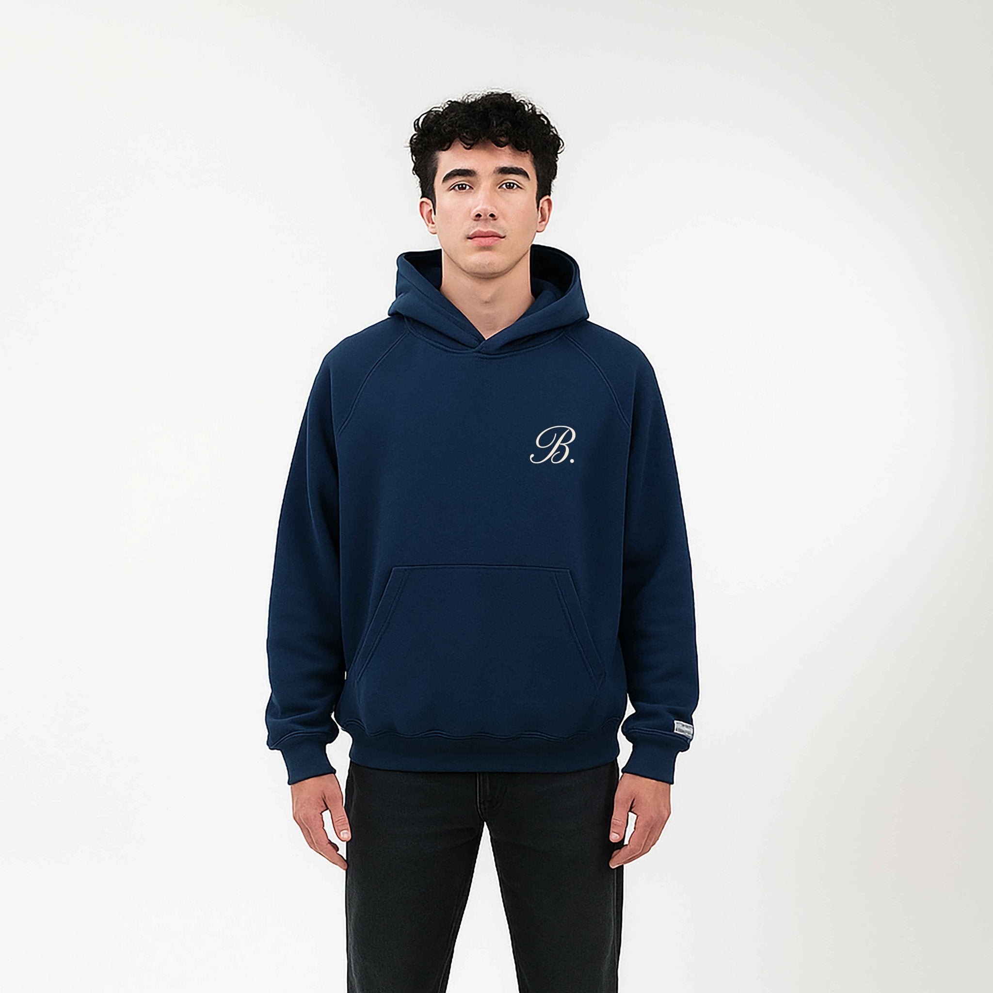 Ikigai Hoodie Indigo Blue - Basicz Studio®
