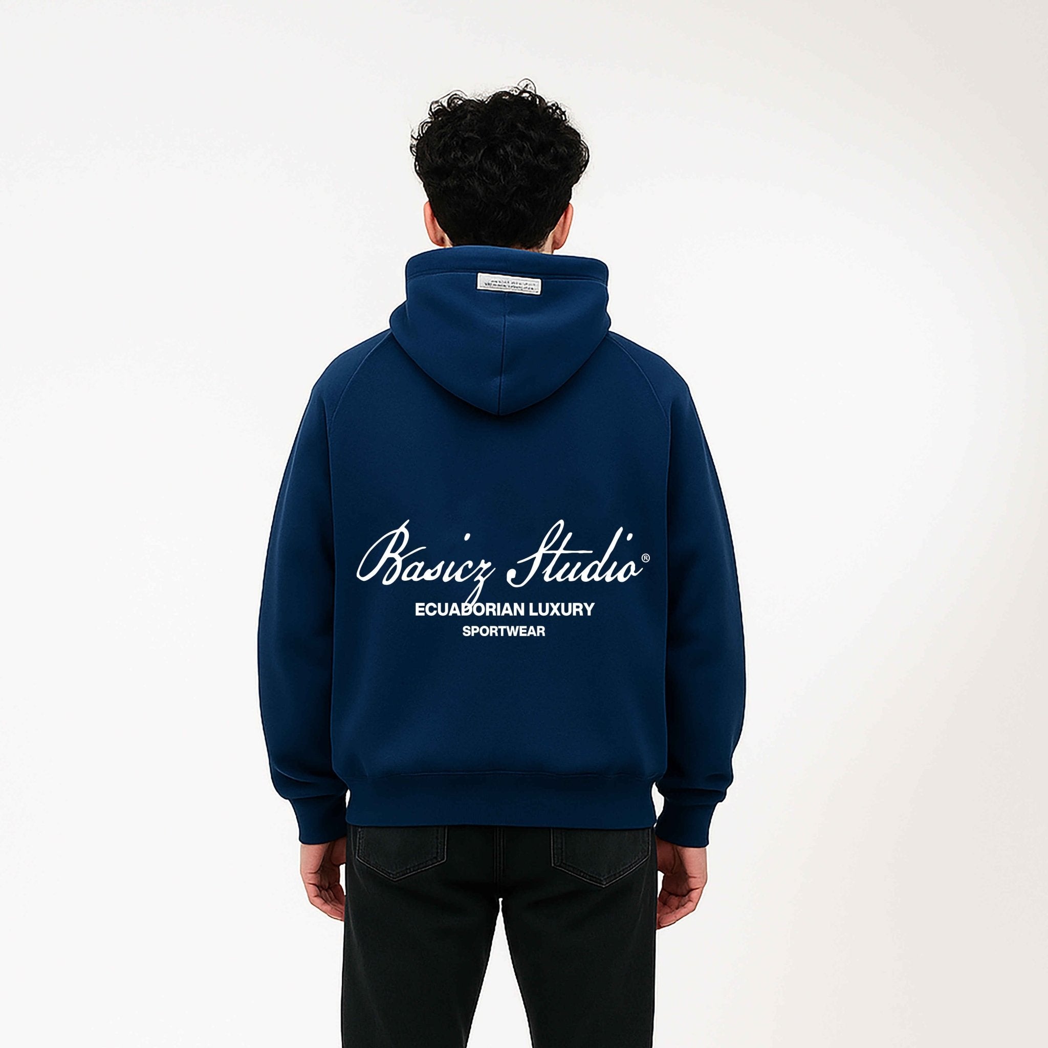 Ikigai Hoodie Indigo Blue - Basicz Studio®