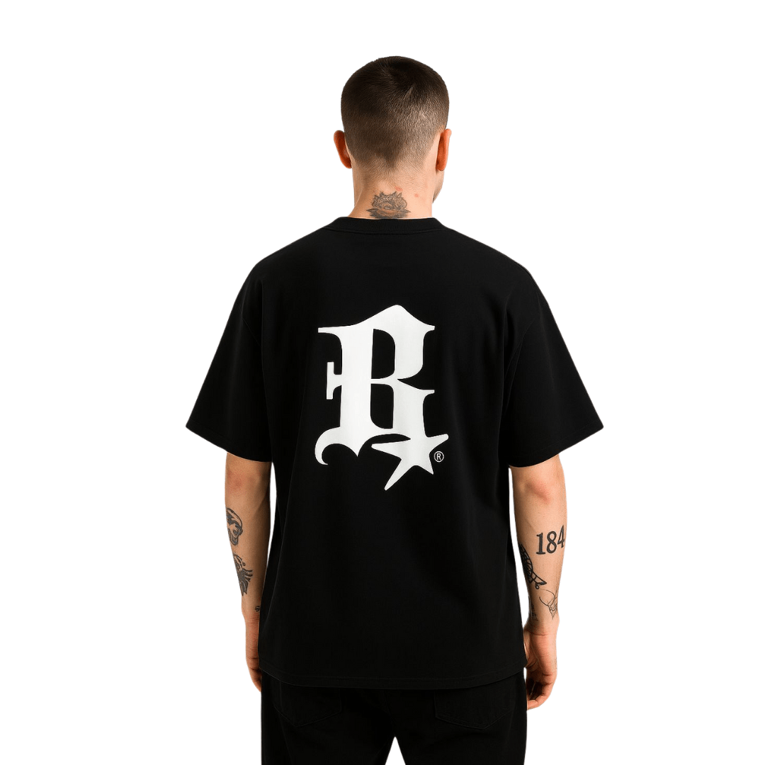 Old Money Black Tee - Basicz Studio®