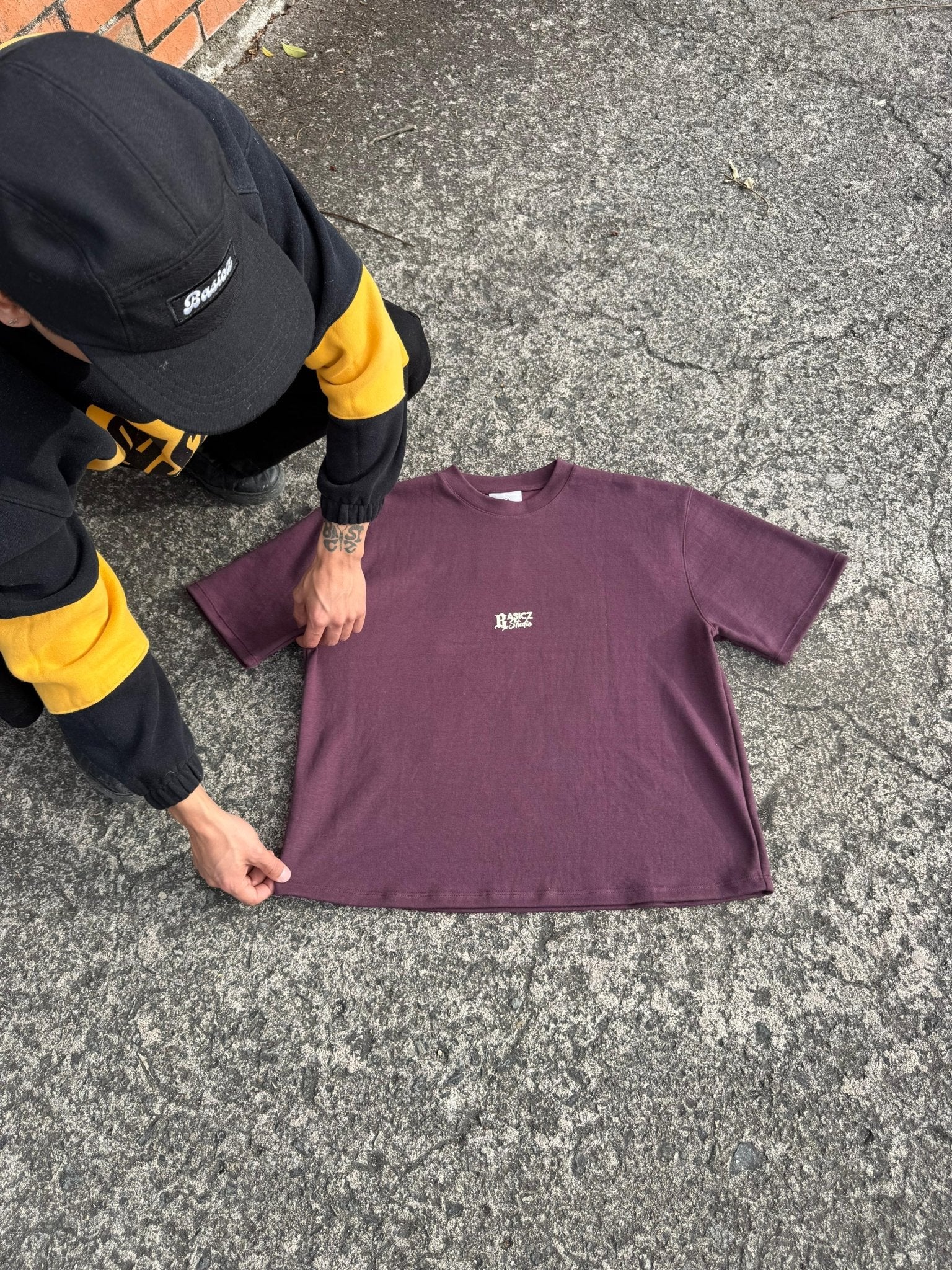 Old Money Merlot Tee - Basicz Studio®