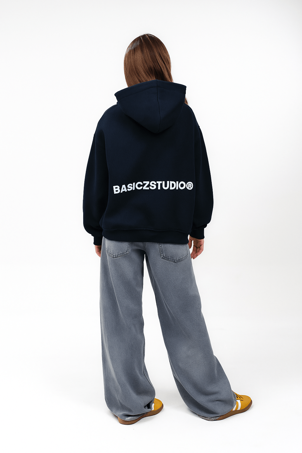 Terry Hoodie Premium Navy Blue - Basicz Studio®